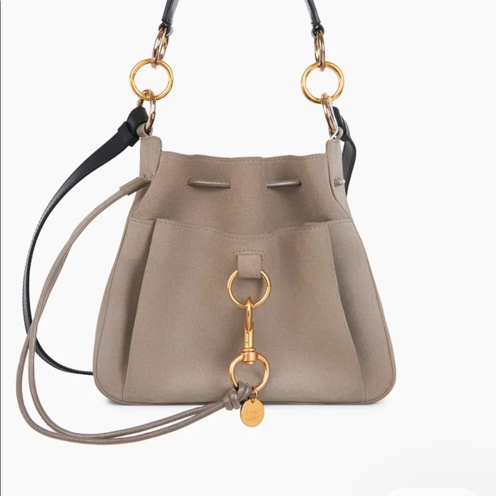 See By Chloe medium Tony bucket bag suede